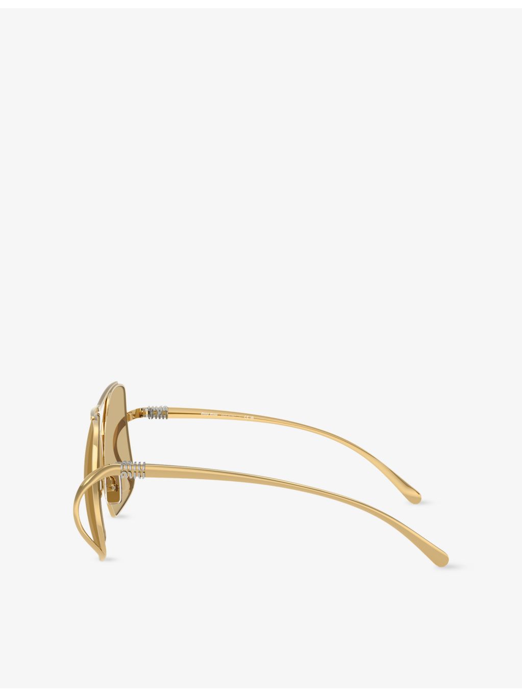 Miu Miu square-frame metal sunglasses A55S - British product