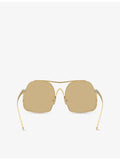 Miu Miu square-frame metal sunglasses A55S - British product