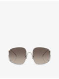 Miu Miu MU A57S square-frame metal sunglasses - British product