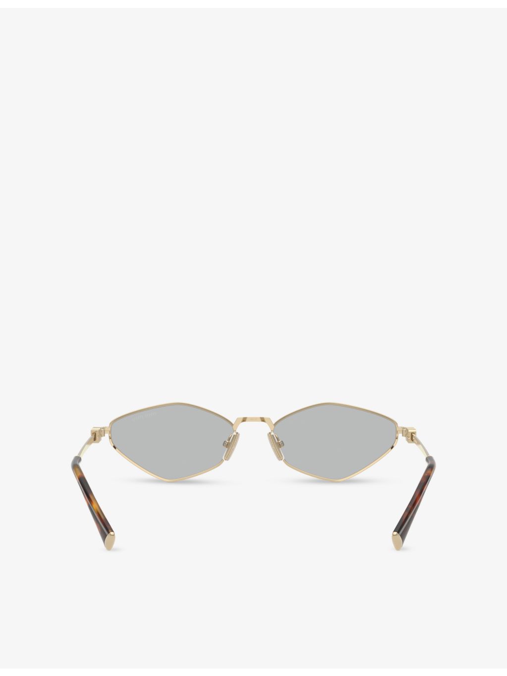 Miu Miu sunglasses, oval-frame metal MU 56ZS (British brand)