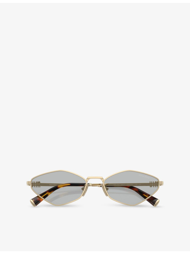 Miu Miu sunglasses, oval-frame metal MU 56ZS (British brand)