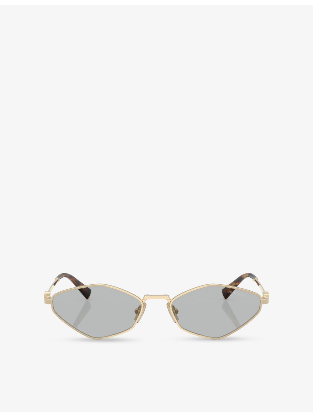 Miu Miu sunglasses, oval-frame metal MU 56ZS (British brand)