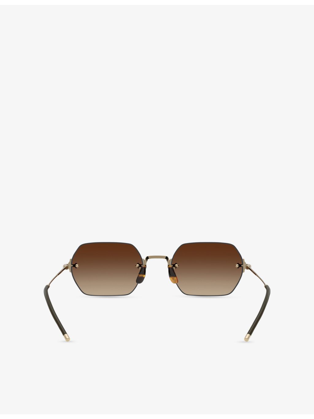 Oliver Peoples OV1353ST TK13 rectangle metal sunglasses, imported from the UK