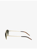 Oliver Peoples Aero II pilot steel sunglasses (British brand)