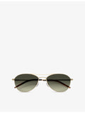Oliver Peoples Aero II pilot steel sunglasses (British brand)