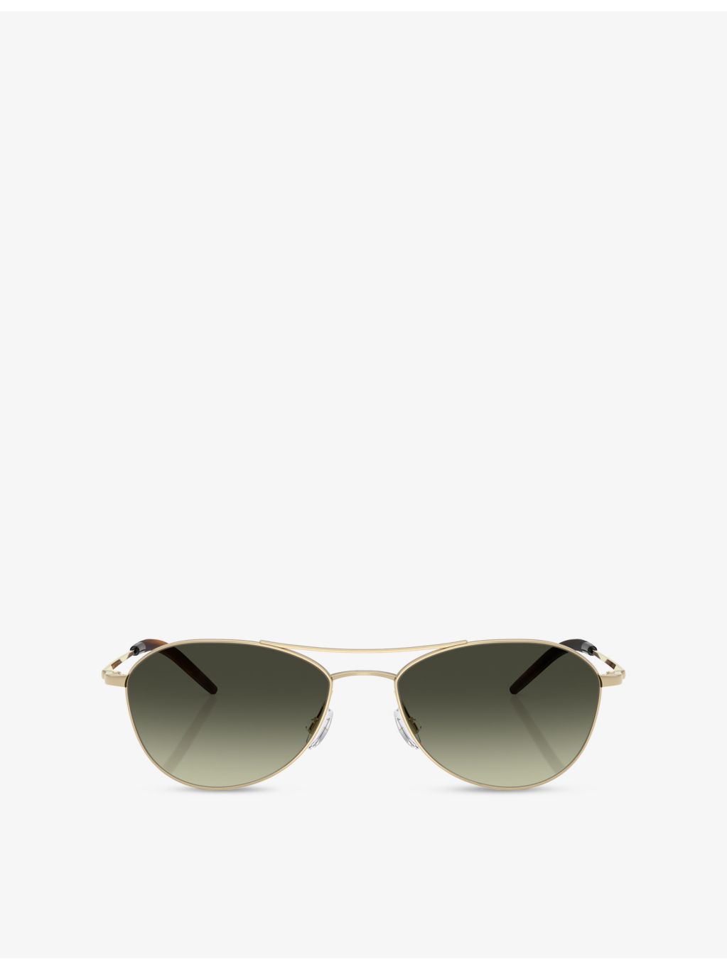 Oliver Peoples Aero II pilot steel sunglasses (British brand)
