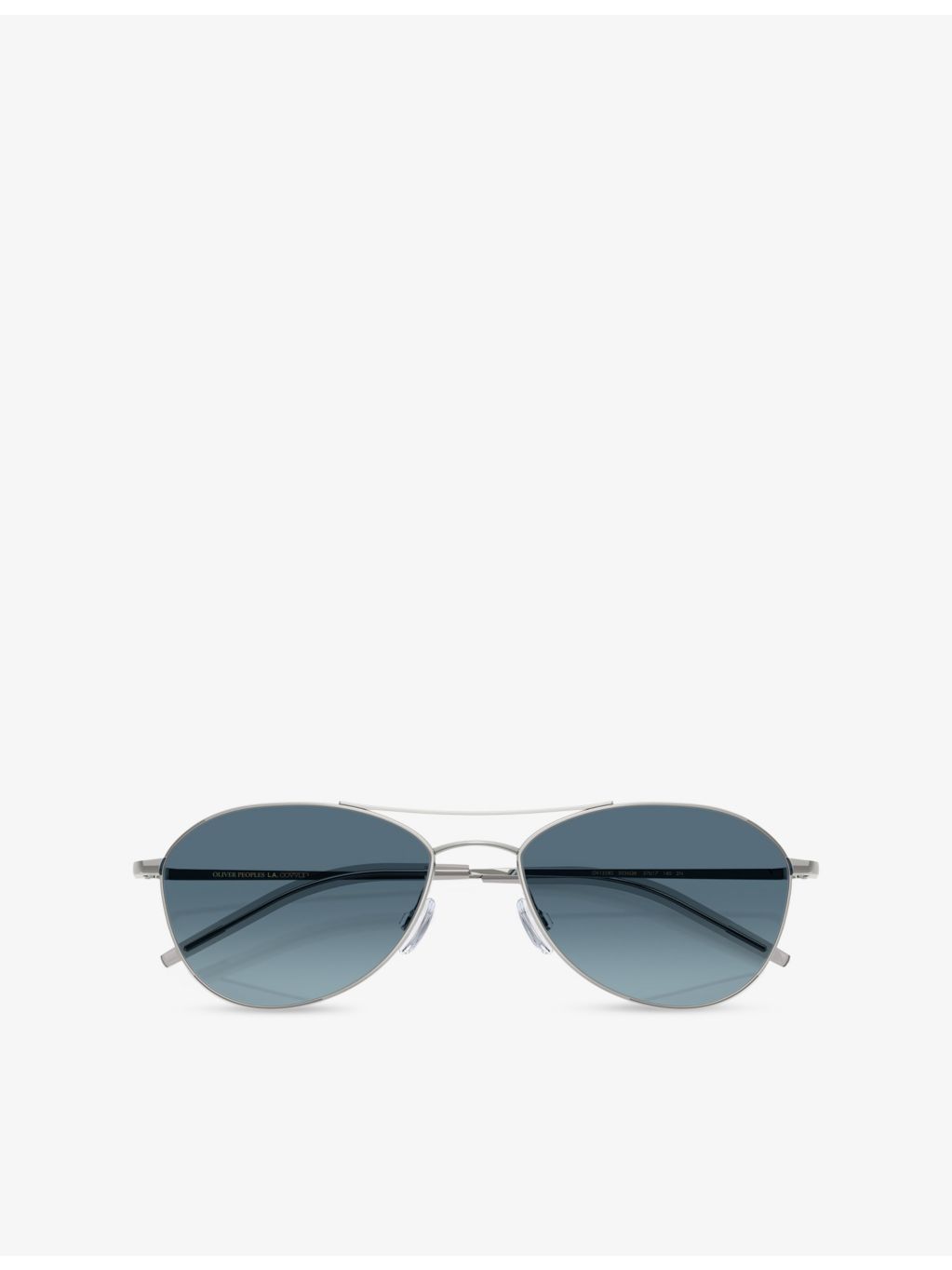 Oliver Peoples Aero II pilot-frame steel sunglasses 5.7cm lenses (British brand)