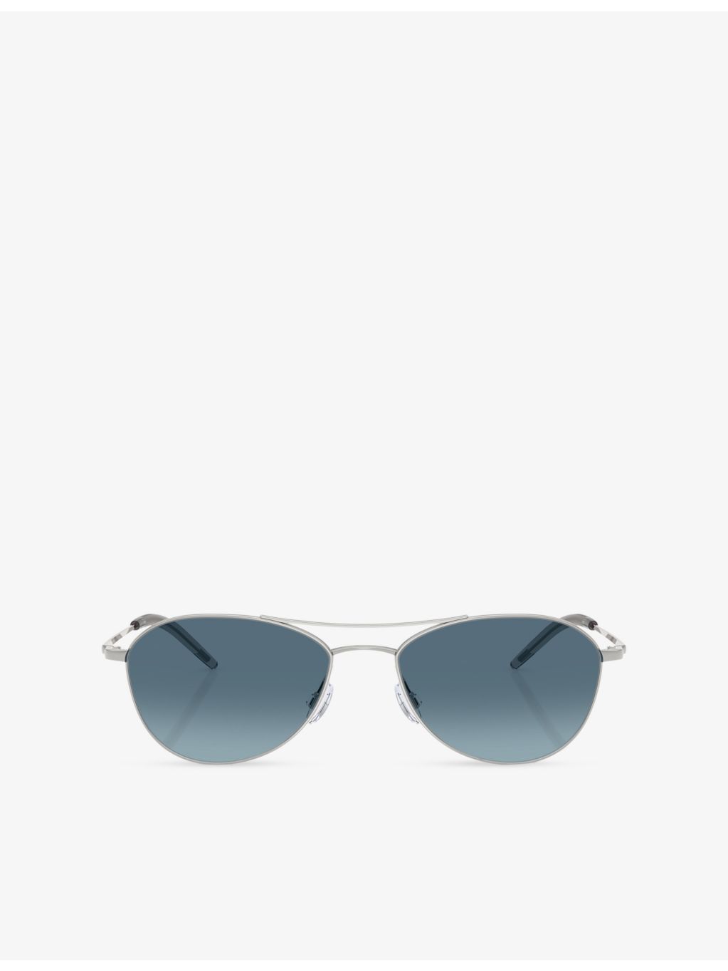 Oliver Peoples Aero II pilot-frame steel sunglasses 5.7cm lenses (British brand)