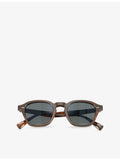 Oliver Peoples OV5580SU square acetate sunglasses, UK version
