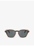 Oliver Peoples OV5580SU square acetate sunglasses, UK version
