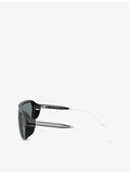 Oliver Peoples OV5591SU shield-frame acetate sunglasses, UK version