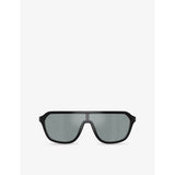 Oliver Peoples OV5591SU shield-frame acetate sunglasses, UK version