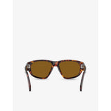 Persol PO 0050S acetate square sunglasses tortoiseshell finish, imported from the UK