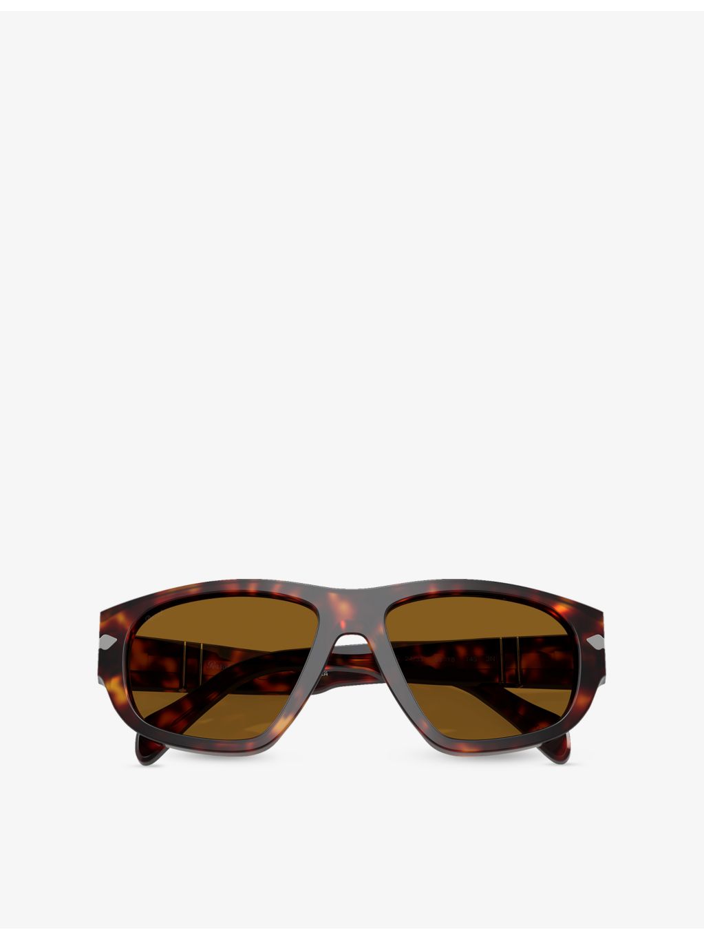 Persol PO 0050S acetate square sunglasses tortoiseshell finish, imported from the UK