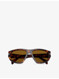 Persol PO 0050S acetate square sunglasses tortoiseshell finish, imported from the UK
