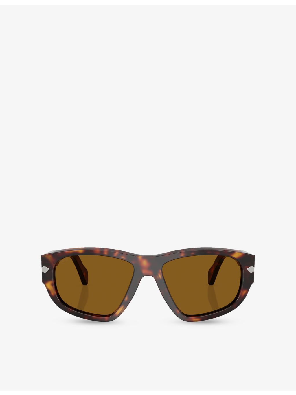 Persol PO 0050S acetate square sunglasses tortoiseshell finish, imported from the UK
