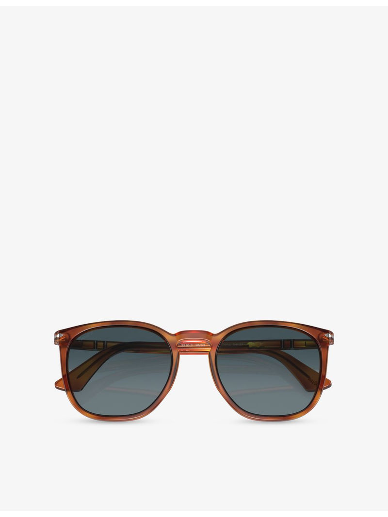 Persol rectangle-frame acetate sunglasses UV protection, imported from the UK