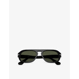 Persol PO3369S pilot-frame acetate sunglasses - British product