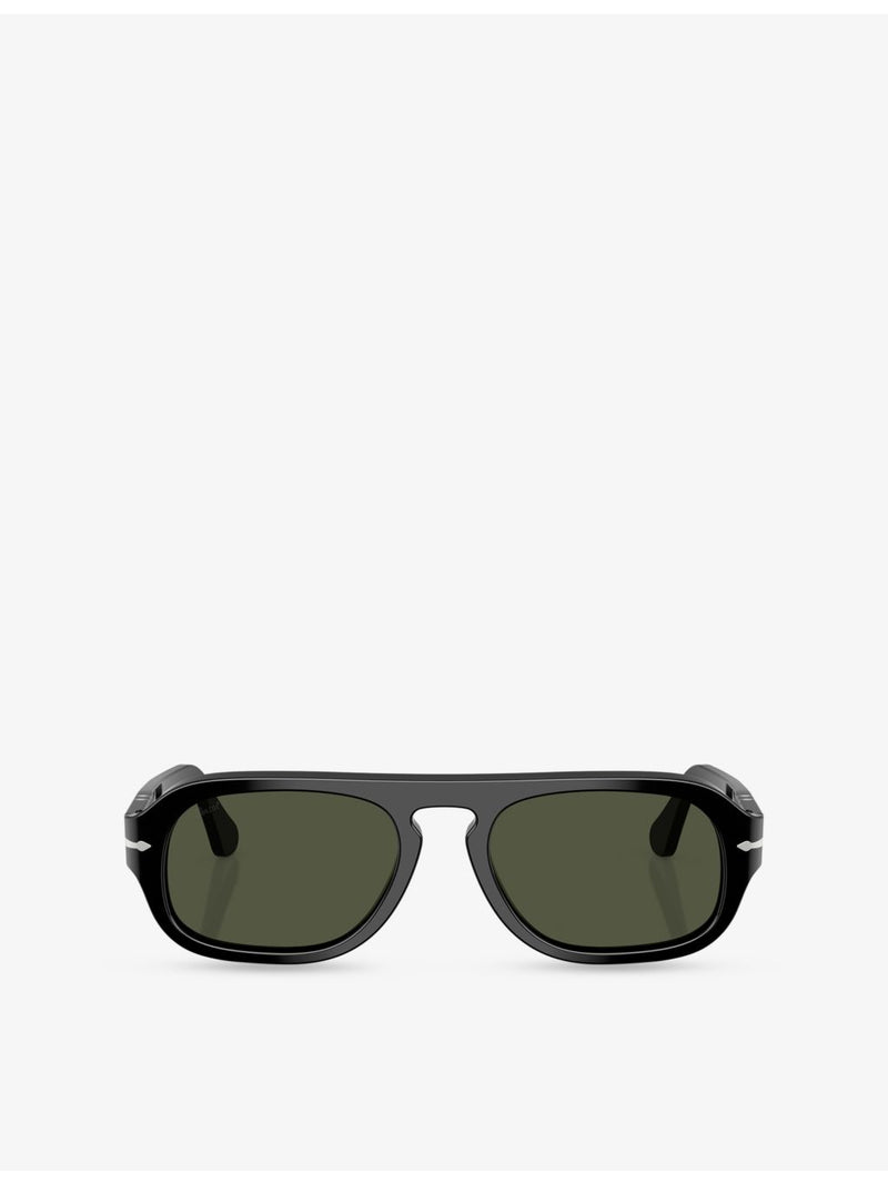 Persol PO3369S pilot-frame acetate sunglasses - British product