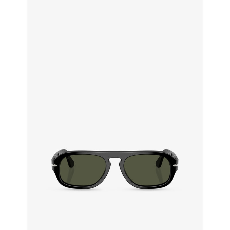 Persol PO3369S pilot-frame acetate sunglasses - British product