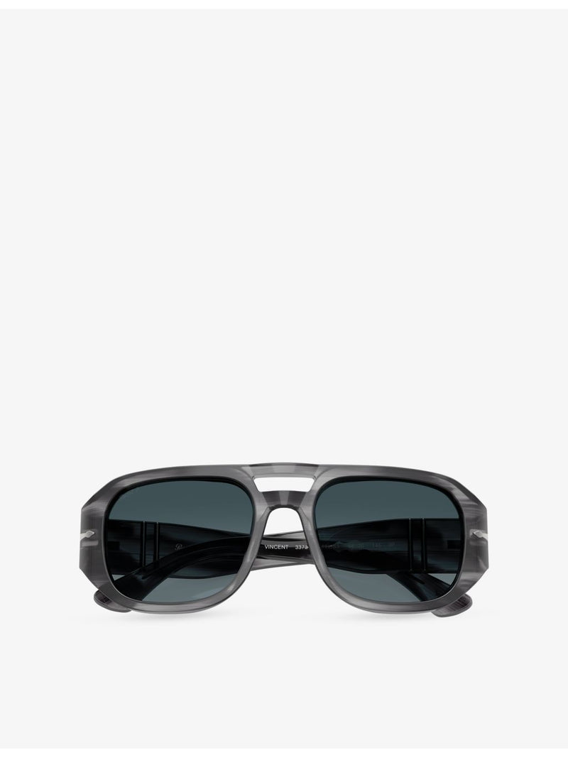 Persol PO3373S pilot-frame acetate sunglasses, imported from the UK