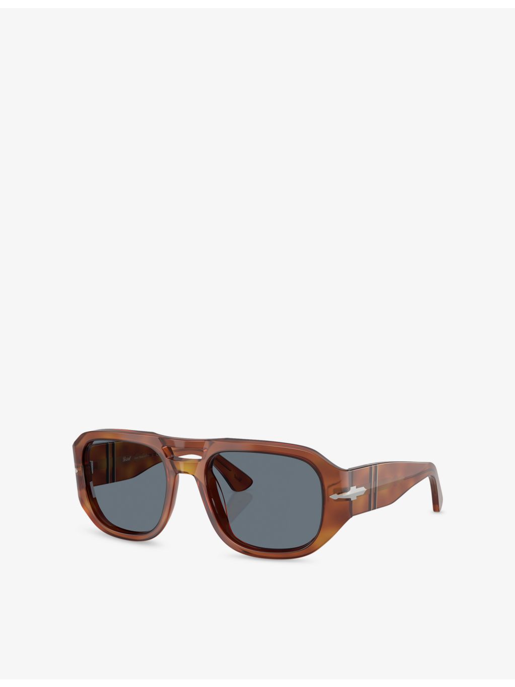 Persol Vincent pilot-frame acetate sunglasses, imported from the UK