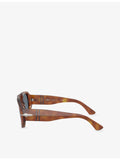 Persol Vincent pilot-frame acetate sunglasses, imported from the UK