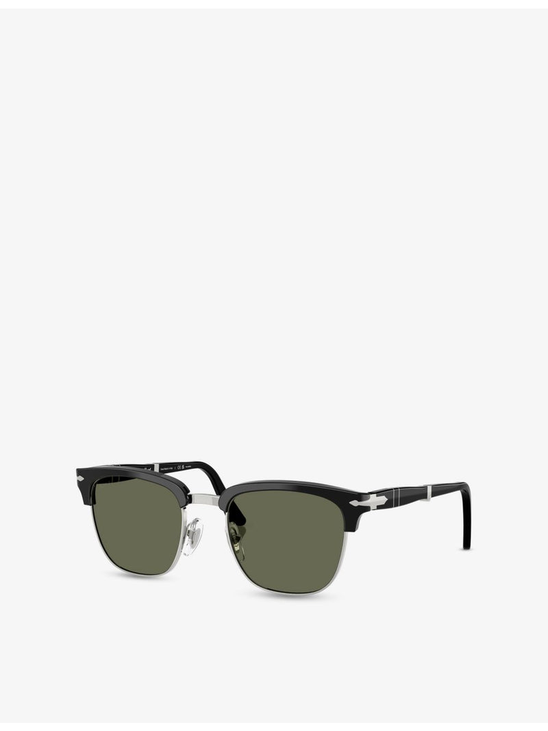 Persol square-frame acetate sunglasses PO3375S, UK version