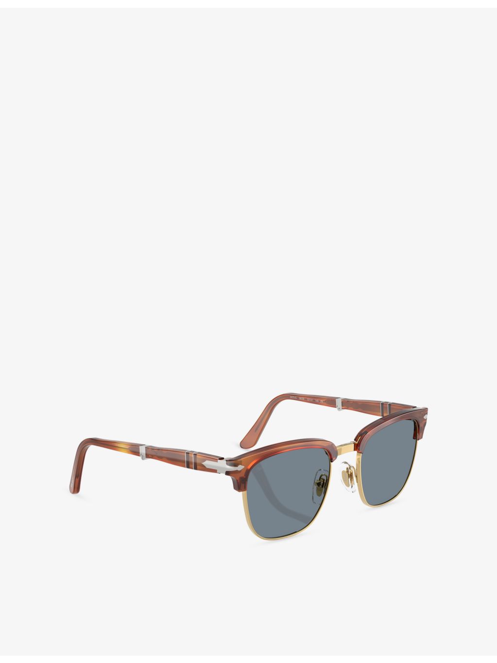 Persol PO3375S square-frame acetate sunglasses with gold hardware, UK version