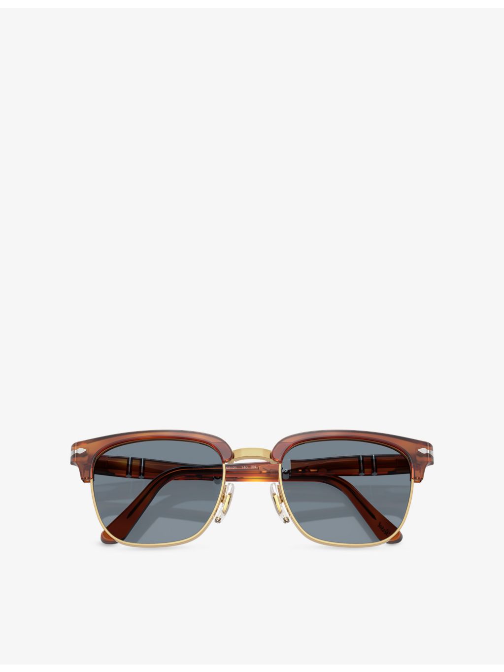 Persol PO3375S square-frame acetate sunglasses with gold hardware, UK version
