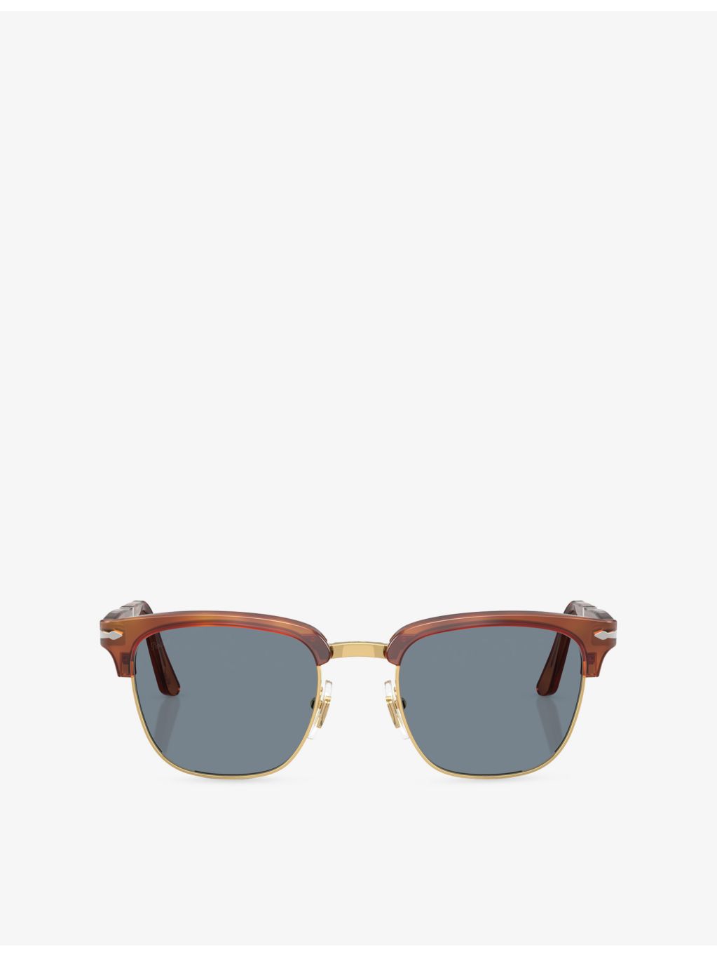 Persol PO3375S square-frame acetate sunglasses with gold hardware, UK version