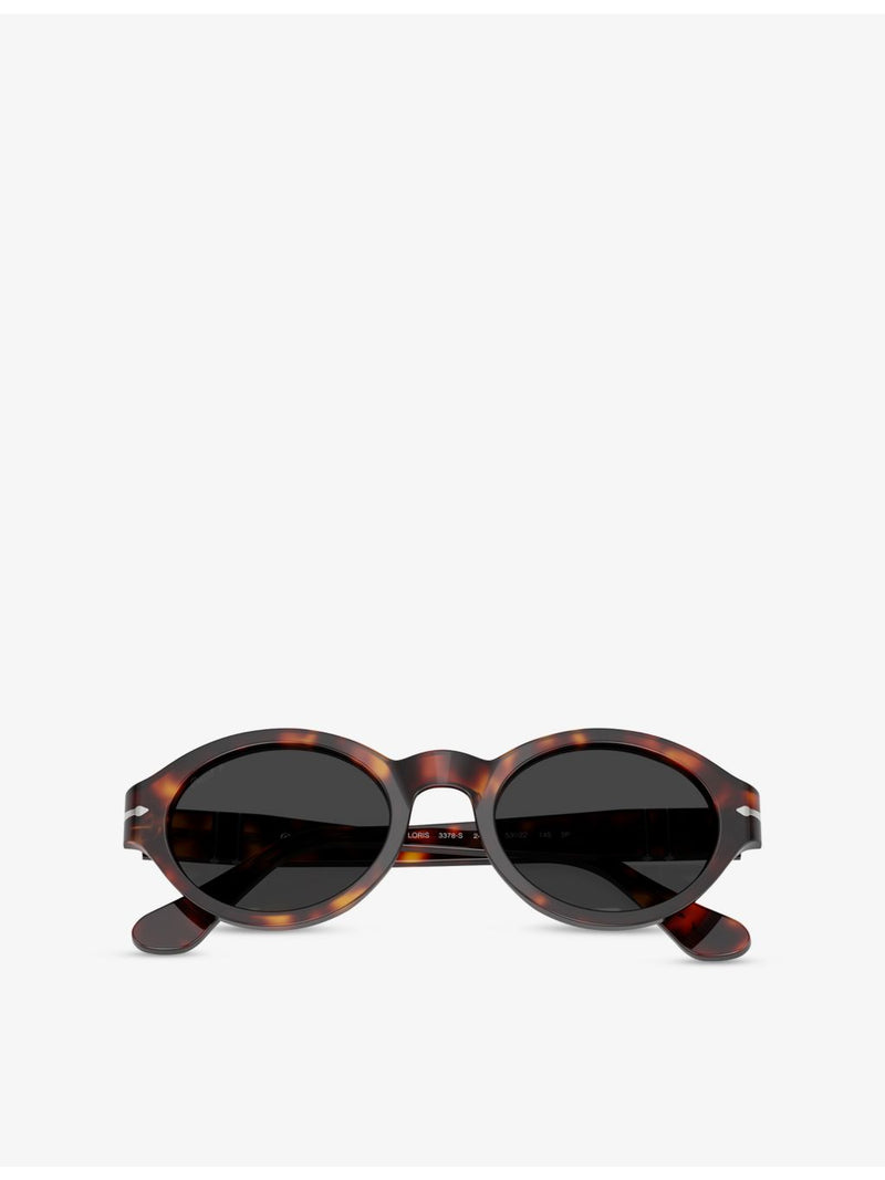 Persol oval-frame acetate sunglasses PO3378S, imported from the UK