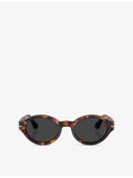 Persol oval-frame acetate sunglasses PO3378S, imported from the UK