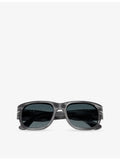 Persol PO3380S polarised square-frame acetate sunglasses (British brand)