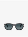 Persol PO3380S polarised square-frame acetate sunglasses (British brand)