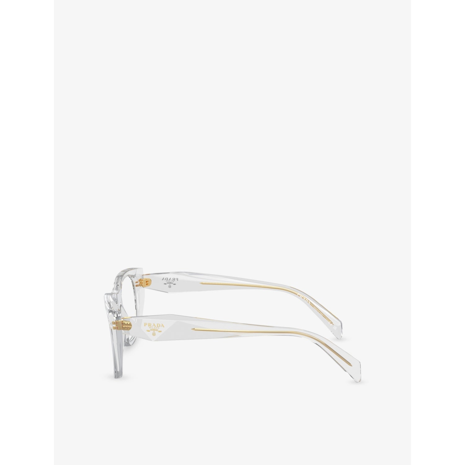 Prada PR A18V irregular-frame acetate optical glasses - British product