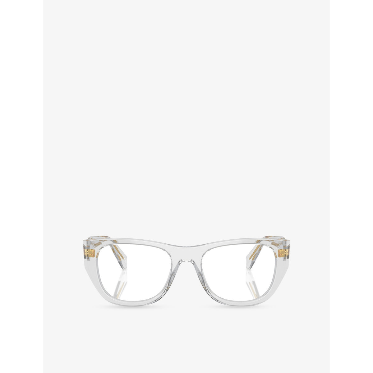 Prada PR A18V irregular-frame acetate optical glasses - British product