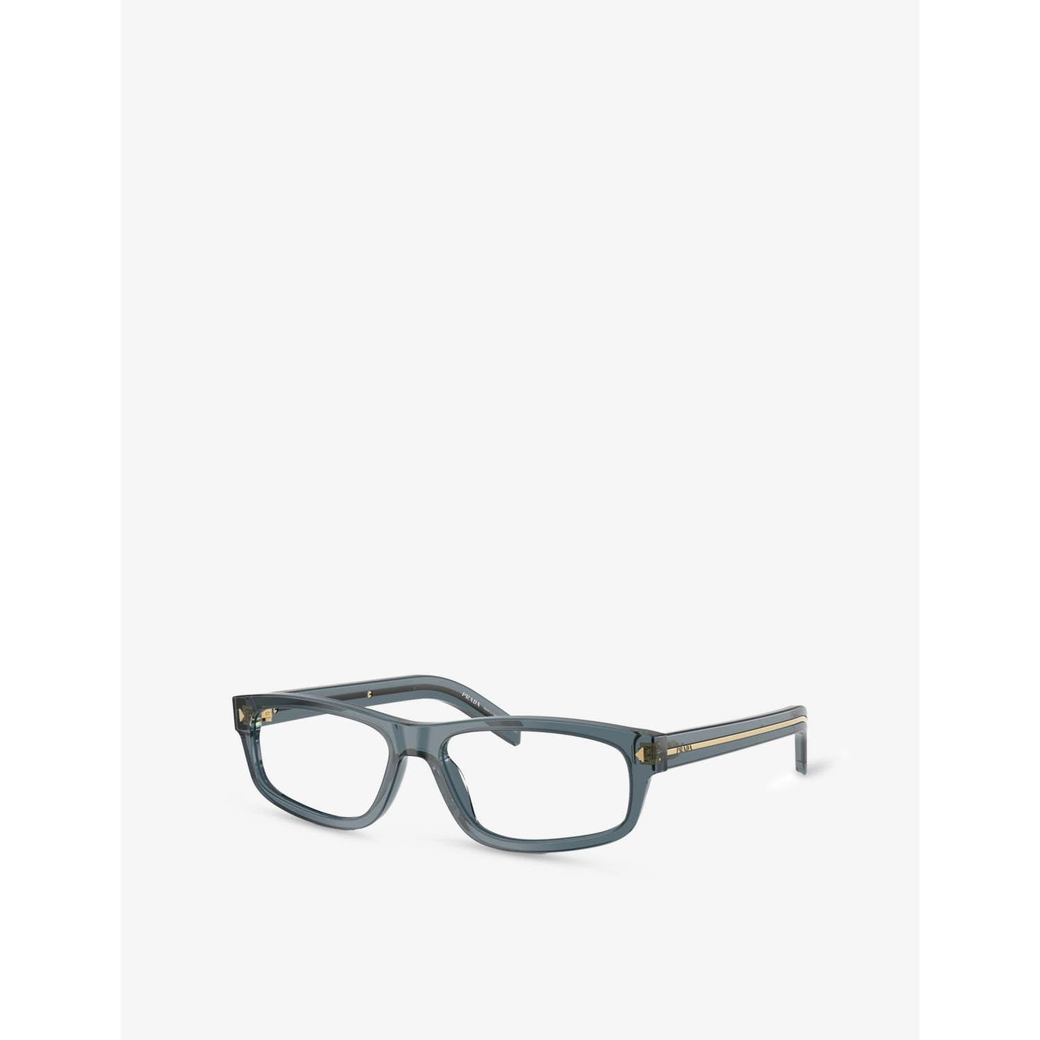 Prada rectangle-frame acetate glasses PR B02V, UK version