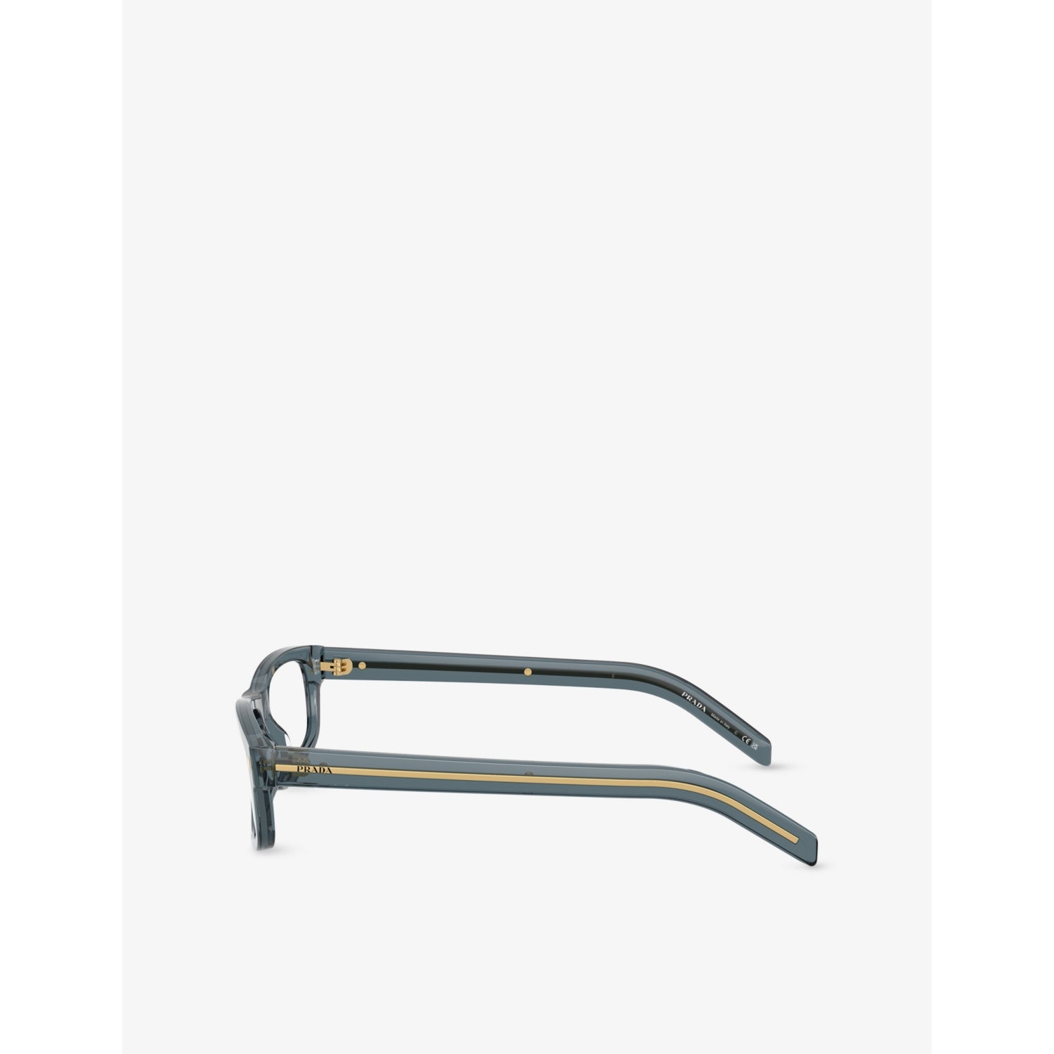 Prada rectangle-frame acetate glasses PR B02V, UK version