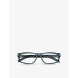 Prada rectangle-frame acetate glasses PR B02V, UK version