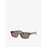 Prada PR B11S rectangle-frame acetate sunglasses - British product