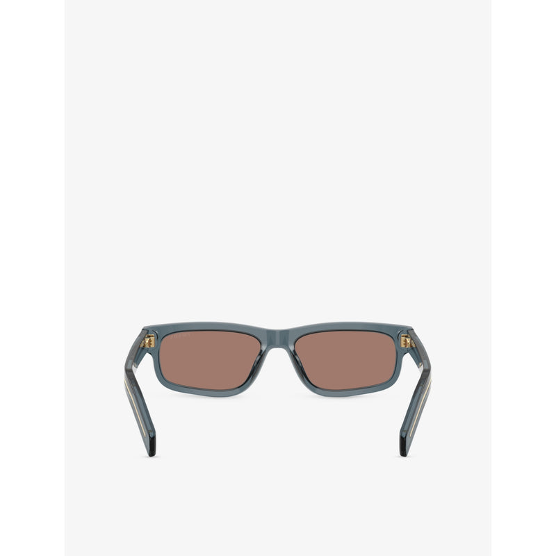 Prada PR B11S rectangle-frame acetate sunglasses - British product