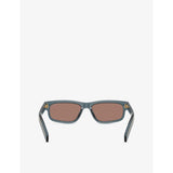 Prada PR B11S rectangle-frame acetate sunglasses - British product