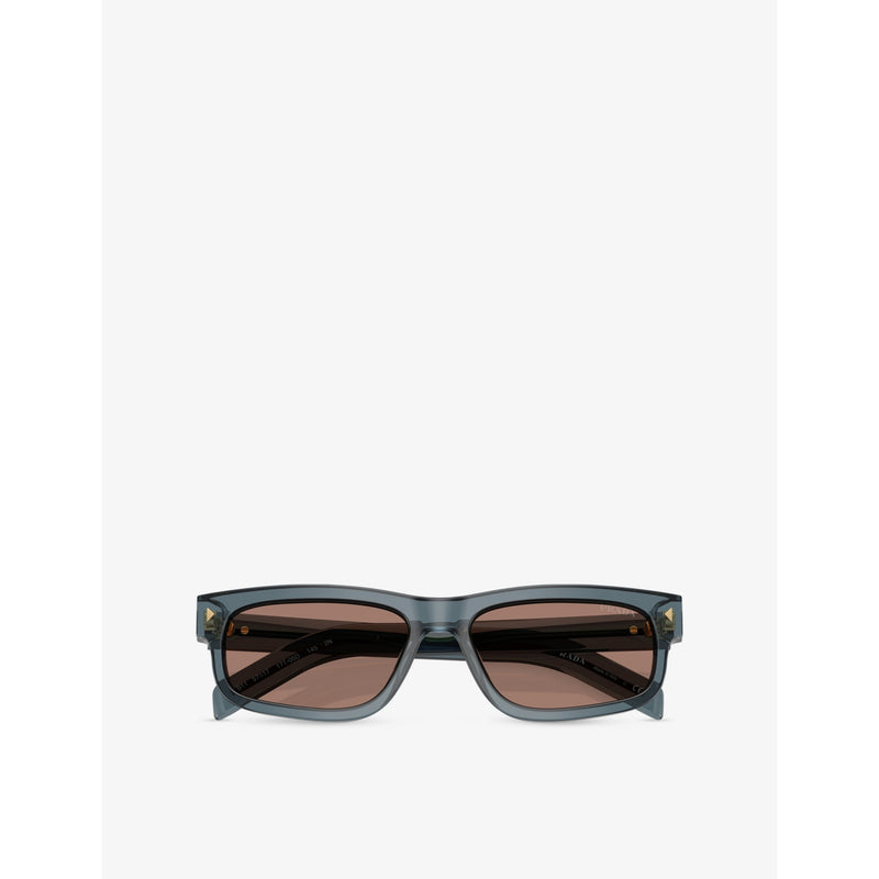 Prada PR B11S rectangle-frame acetate sunglasses - British product