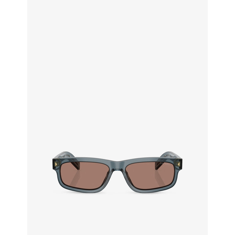 Prada PR B11S rectangle-frame acetate sunglasses - British product