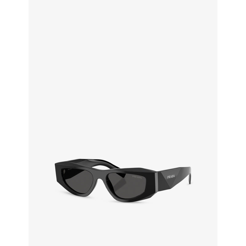 Prada PR B19S acetate pillow sunglasses, imported from the UK
