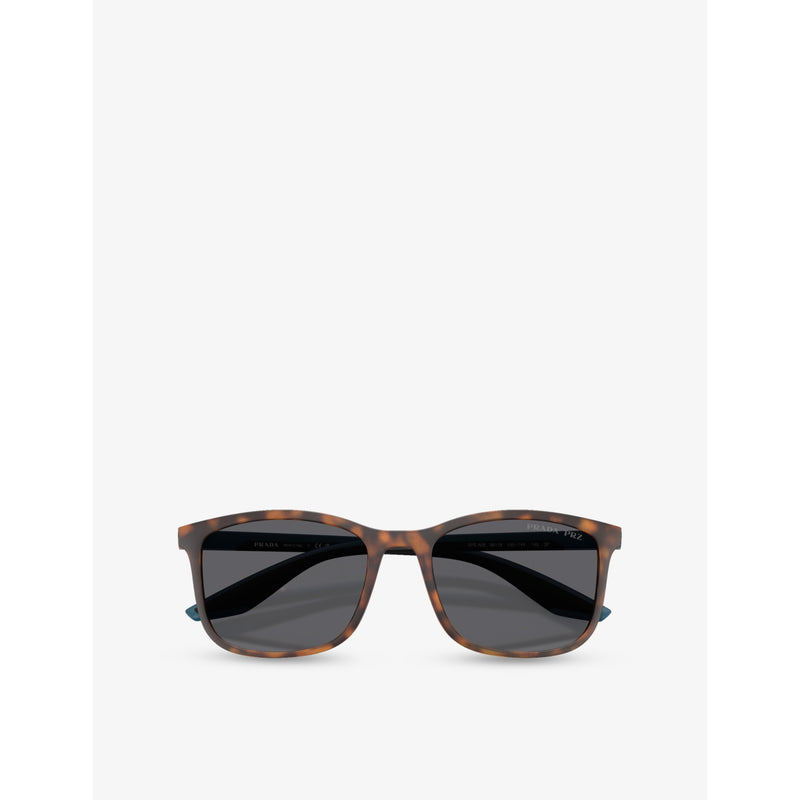 Prada PS A08S polarised pillow-frame sunglasses (British brand)