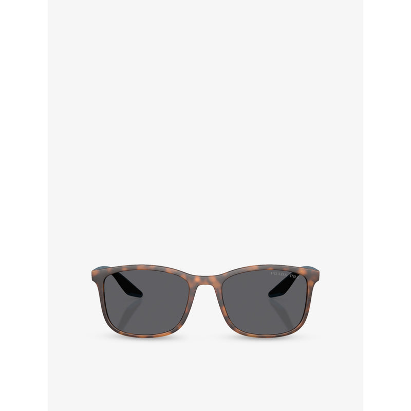 Prada PS A08S polarised pillow-frame sunglasses (British brand)