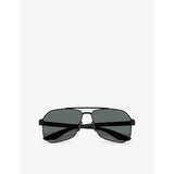 Prada Linea Rossa pilot metal sunglasses, UK version