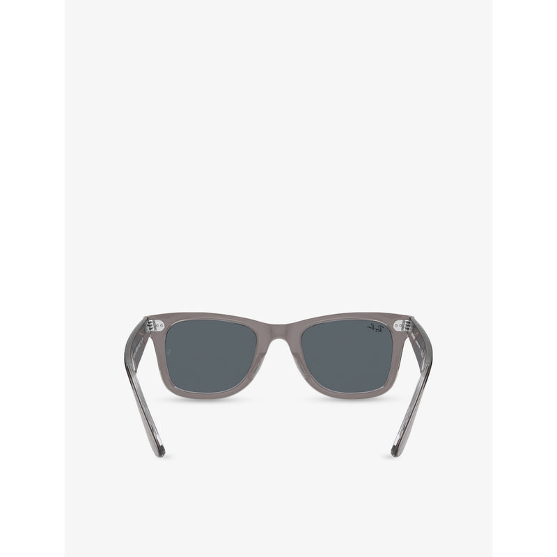 Ray-Ban RB2140 wayfarer rectangle acetate sunglasses, imported from the UK